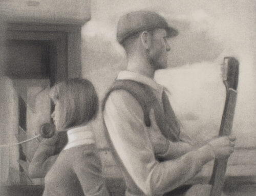 Vacío (boceto) 40×40 cm, Graphite on paper
